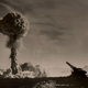 M56 gun after live nuclear shell test.